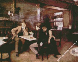 Bistro Cafe By Jean Beraud diamond painting