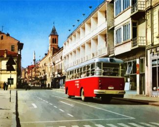 Bitola Streets diamond painting