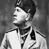 Black And White benito mussolini diamond painting