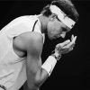 Black And White rafael nadal diamond painting