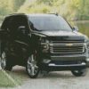 Black Chevrolet Tahoe diamond painting