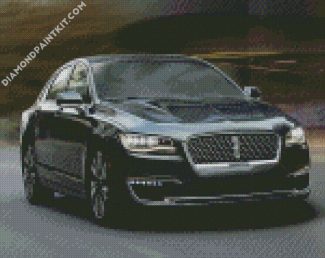 Black Lincoln Car diamond painting