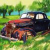 Black Rusty Car diamond painting