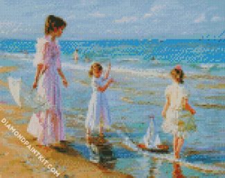 BlackSea Beach By Aleksandr Averin diamond painting