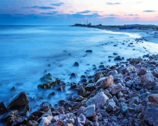 Blacksea Beach In Romania diamond painting