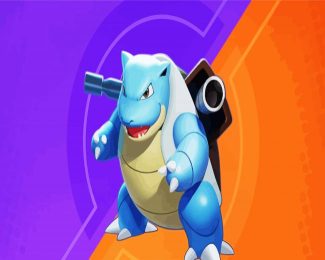 Blastoise Pokemon Unite Online Game diamond painting