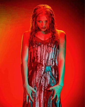 Bloody Carrie diamond painting