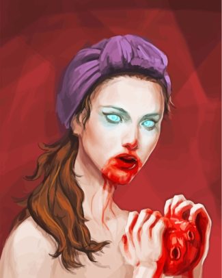 Bloody Witch Art diamond painting