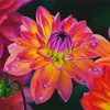 Blooming Dahlia Art diamond painting