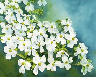 Blooming Dogwood diamond painting