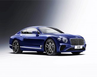 Blue Bentley diamond painting