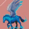 Blue Fantasy Pegasus diamond painting