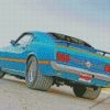 Blue Ford Mustang Car diamond paintings