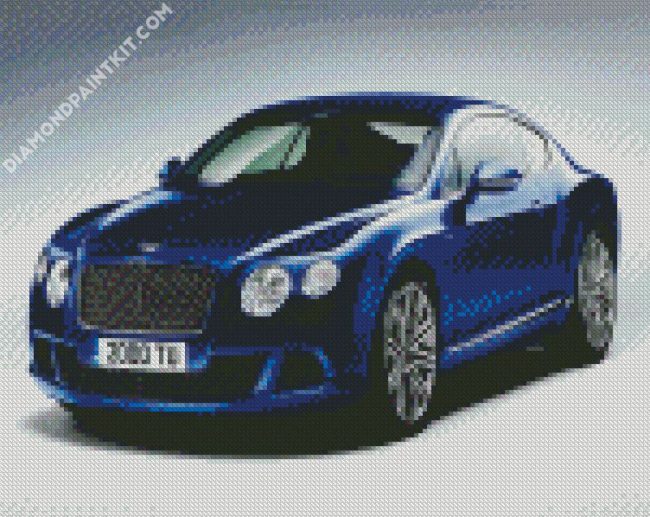 Blue Luxury Car diamond paintings