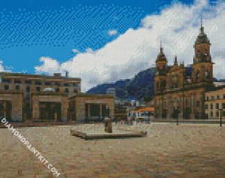 Bolivar Square Columbia diamond painting