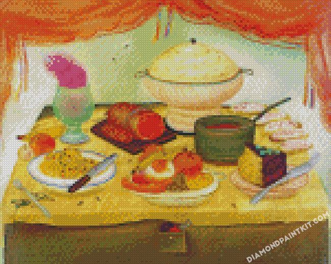 Botero Still Life diamond paintings