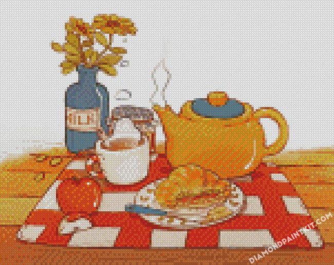 Breakfast Coffee diamond paintings