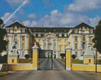 Bruhl Castle Cologne diamond painting