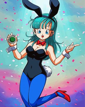 Bulma dragin ball diamond painting