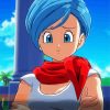 Bulma dragon ball anime diamond painting