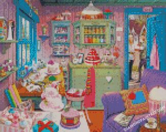 Cakes Shop diamond paintings