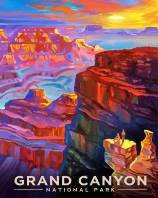 Canyon National Park Poster diamond painting