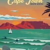 Cape Town South Africa Poster diamond painting