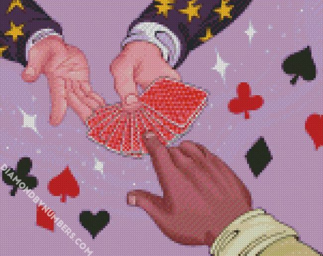 Card Trick diamond painting