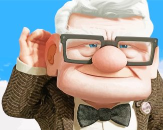 Carl Fredricksen Up diamond painting