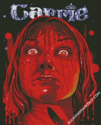 Carrie Horror Movie diamond paintings