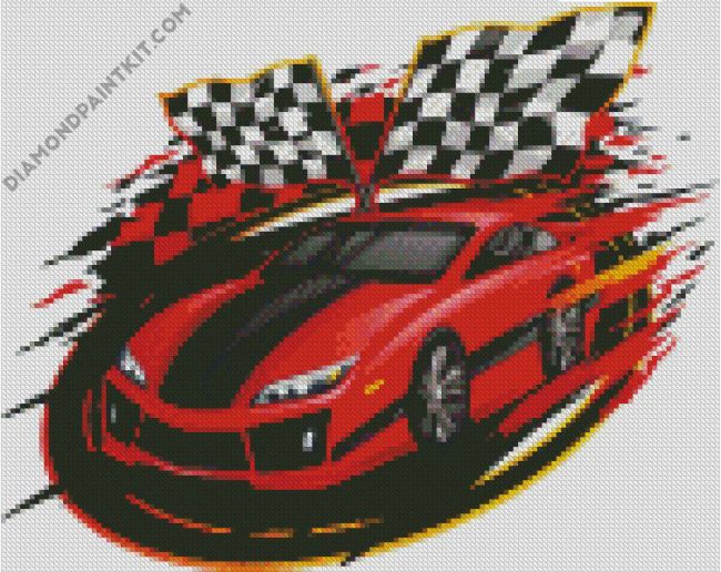 Cars Racing diamond painting