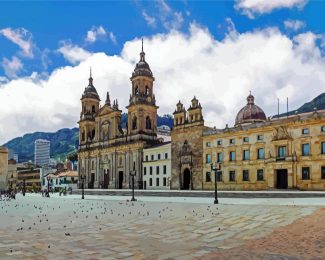 Cathedral Primada De Colombia diamond painting