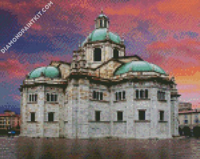 Cathedral Santa Maria Assunta Como diamond painting