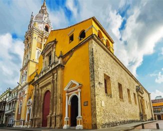 Cathedral De Santa Catalina De Alejandria Columbia 2 diamond painting