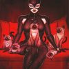 Catwoman And Cats diamond painting