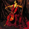 Cello Player Art diamond painting