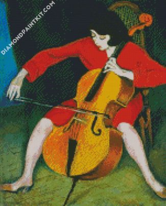 Cello Player Girl diamond paintings