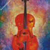 Cello With Butterflies diamond paintings