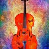 Cello With Butterflies diamond painting