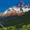 Cerro Castillo In Chile diamond painting