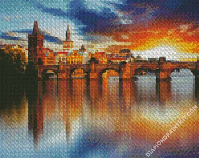 Charles Bridge Czech diamond paintings