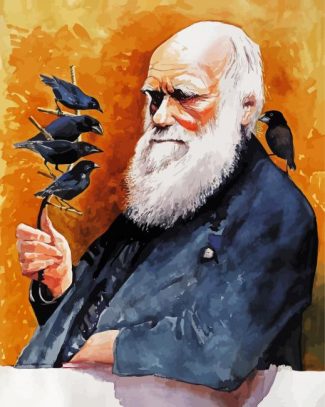 Charles Darwin Art diamond painting