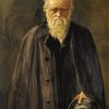 Charles Darwin Portrait diamond painting