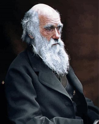 Charles Darwin diamond painting