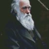 Charles Darwin diamond painting