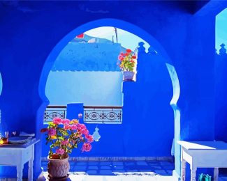 Chefchaouen Morocco diamond painting