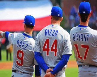 Chicago Cubs Players diamond painting