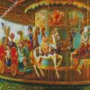 Children On Carousel diamond paintings