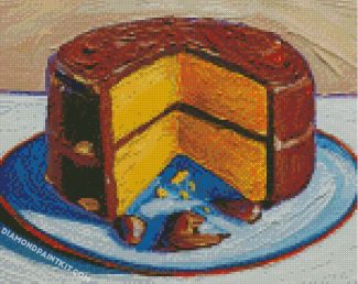 Chocolate Cake Art diamond paintings