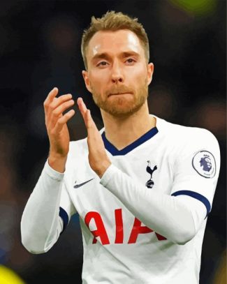 Christian Eriksen football player diamond painting